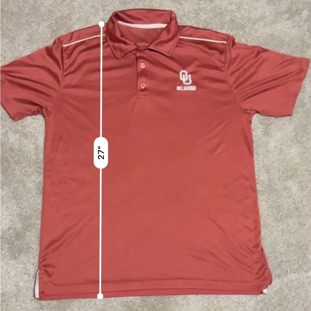 Oklahoma Sooners OU Polo Shirt Men’s Crimson size M